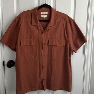 MADEWELL Easy Fit Button Down Short Sleeves